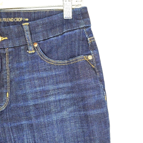 Chico's so slimming girlfriend crop jeans. Size 00 or 2 - Picture 3 of 11